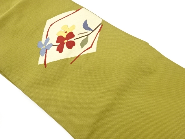 JAPANESE NAGOYA OBI / WOVEN RHOMBUS
